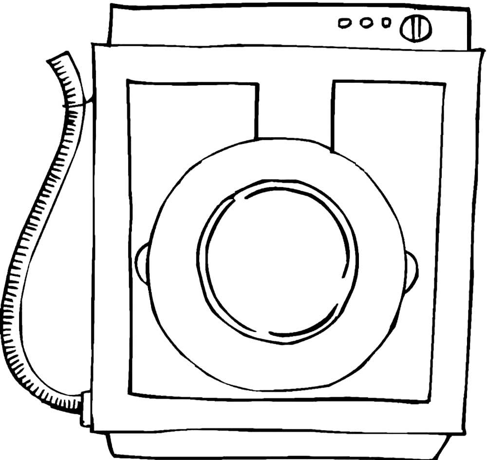 Раскраски Бытовая техника - распечатать, скачать