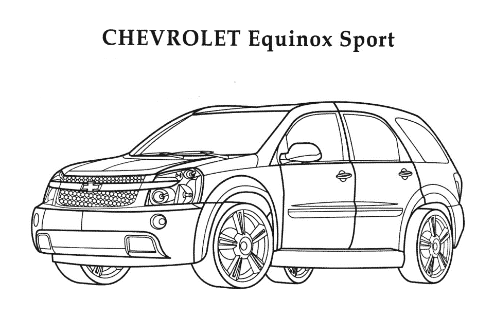 Раскраска Chevrolet Corvette C6R