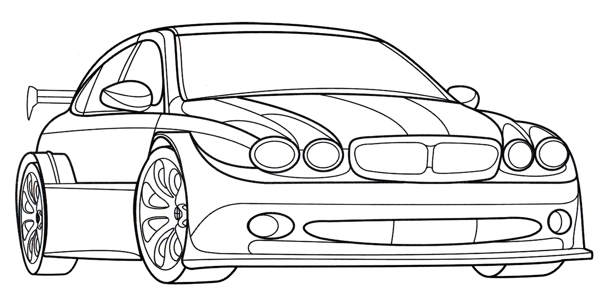 Раскраски машины Ягуар - распечатать для детей, скачать бесплатно  ✏child-class.org|