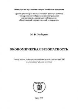 Экономическая безопасность - М. В. Зибарев - скачать бесплатно