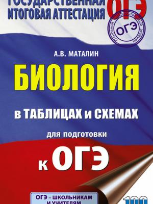 ОГЭ. Биология в таблицах и схемах для подготовки к ОГЭ. 6-9 классы - А. В. Маталин - скачать бесплатно