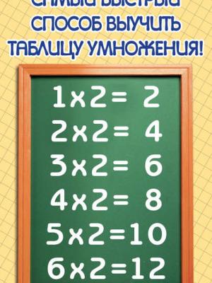 Самый быстрый способ выучить таблицу умножения - О. В. Узорова - скачать бесплатно