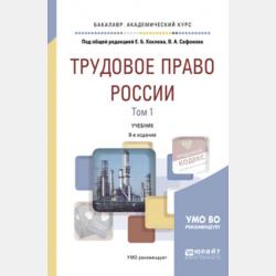 Трудовое право России в 2 т. Том 2. Особенная часть 9-е изд., пер. и доп. Учебник для вузов - Марина Юрьевна Лаврикова - скачать бесплатно