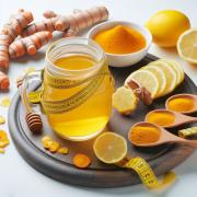 Лимонный напиток с куркумой и медом - приятный способ освежиться и зарядиться энергией - скачать бесплатно