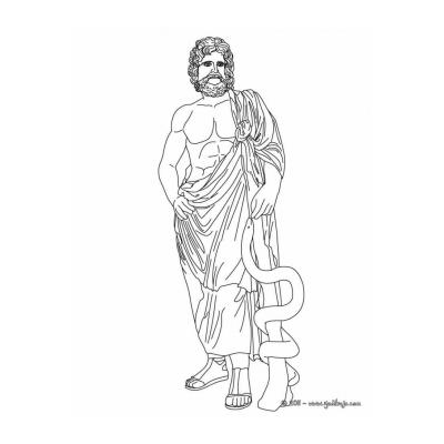 раскраска Боги Древней Греции