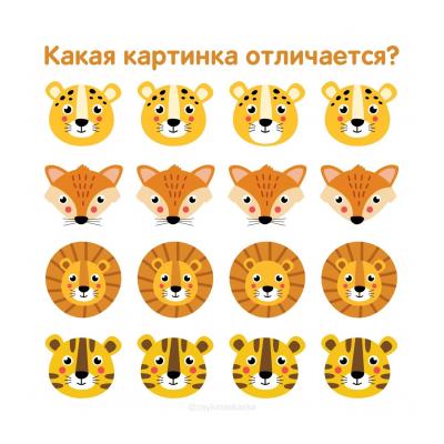  Какие различия на картинках?