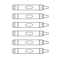 Раскраски цветные карандаши - распечатать, скачать бесплатно