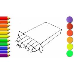 Раскраски цветные карандаши - распечатать, скачать бесплатно