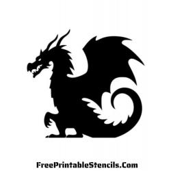 Трафареты драконов для вырезания из бумаги - распечатать, скачать бесплатно