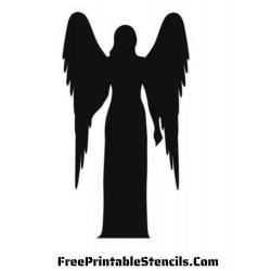 Трафареты ангела для вырезания из бумаги - распечатать, скачать бесплатно
