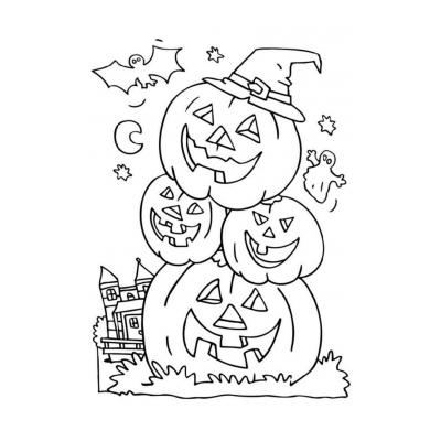  рисунки на хэллоуин для детей