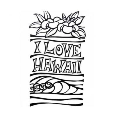 Раскраски Гавайи - распечатать, скачать бесплатно