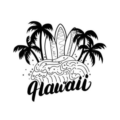 Раскраски Гавайи - распечатать, скачать бесплатно