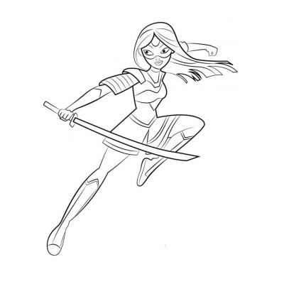 Раскраски DC Super Hero Girls - распечатать, скачать бесплатно