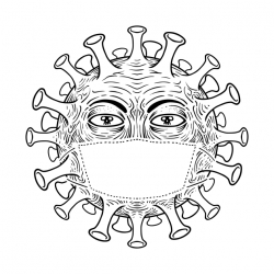 Раскраски Коронавирус - распечатать, скачать бесплатно