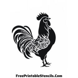 Трафареты курицы для вырезания из бумаги - распечатать, скачать бесплатно