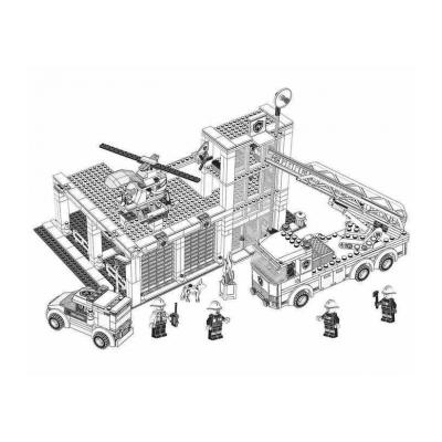 Раскраски Лего Сити - распечатать, скачать бесплатно