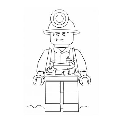 Раскраски Лего Сити - распечатать, скачать бесплатно