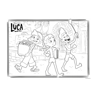 Раскраски Лука (мультфильм) - распечатать, скачать бесплатно