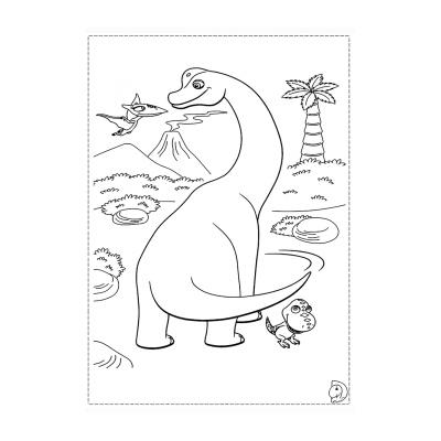 Раскраски Поезд Динозавров - распечатать, скачать бесплатно