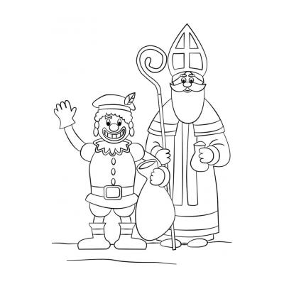 Раскраски Святой Николай - распечатать, скачать бесплатно