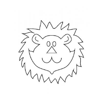 Раскраски морда льва - распечатать, скачать бесплатно
