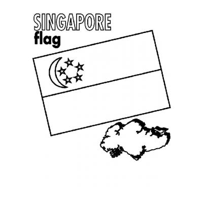 Раскраски Сингапур - распечатать, скачать бесплатно