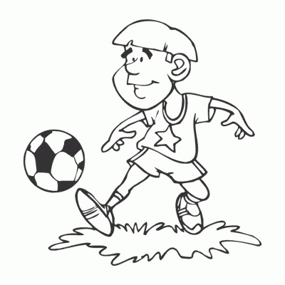 Раскраска спорт для детей