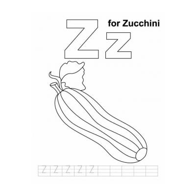 Раскраски кабачок - распечатать, скачать бесплатно